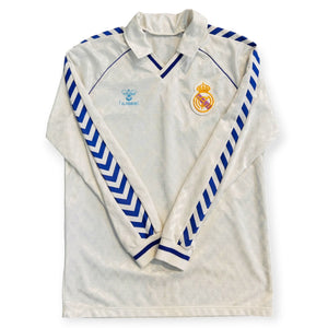 Real Madrid 1986/88 Home L/S (Medium) - KITLAUNCH