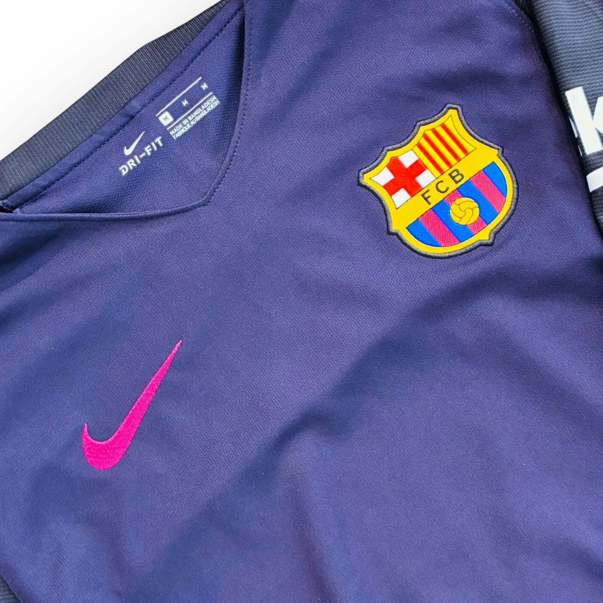 FC Barcelona 2016/17 Away Long Sleeve - Suarez 9 (Medium)