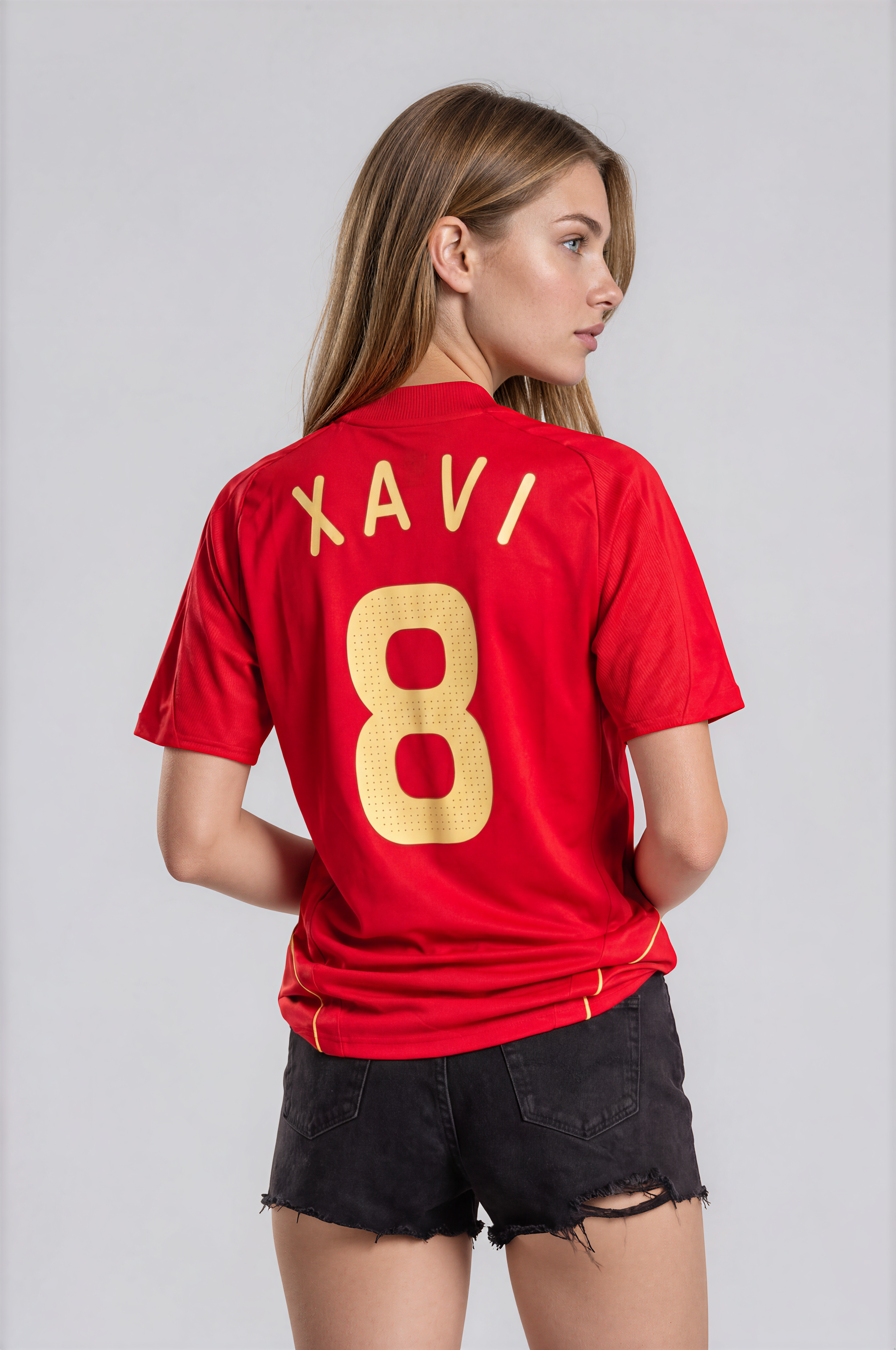 Spain 2008 Home - Xavi 8 (Small)