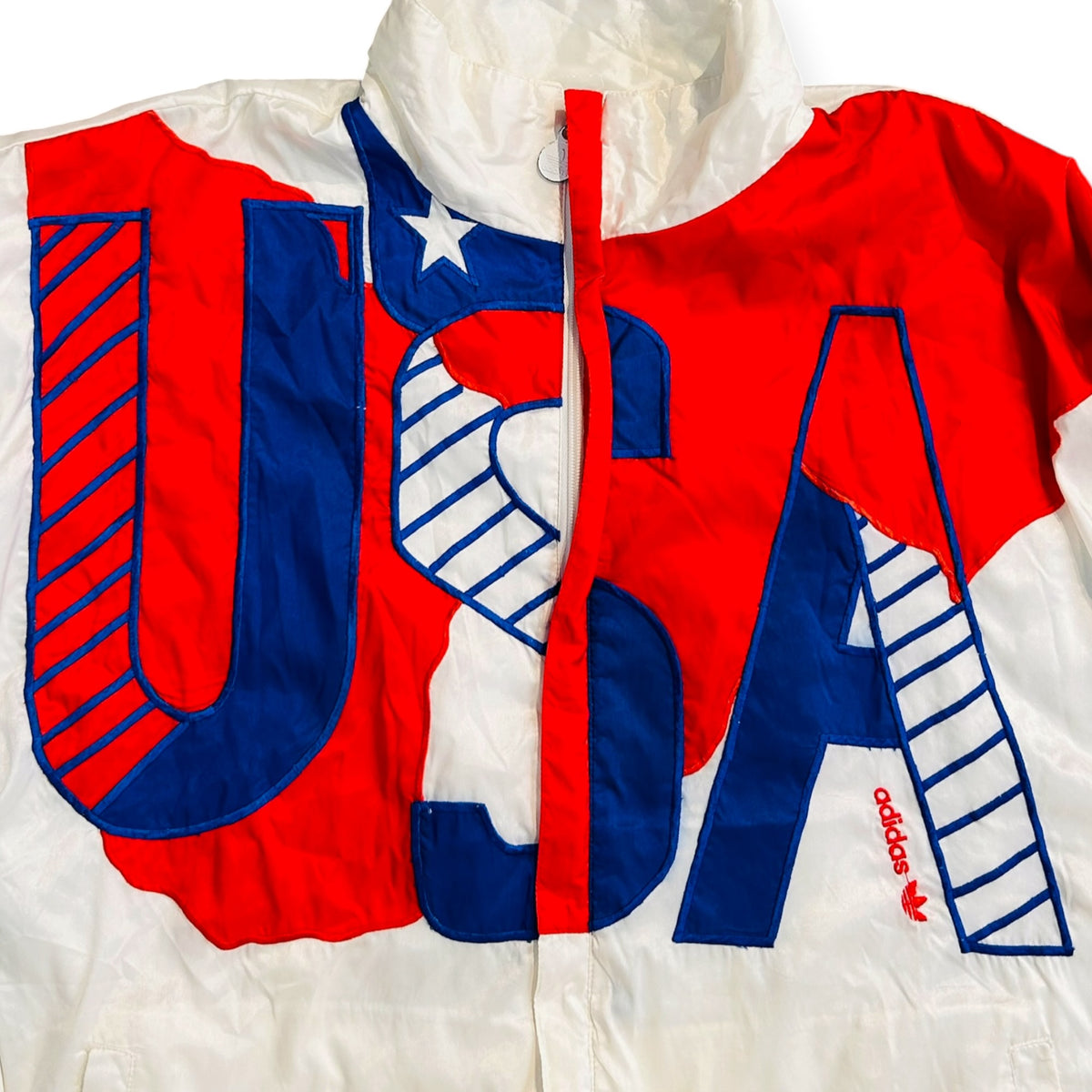 USA 1980s Olympics Adidas Jacket (Medium) - KITLAUNCH