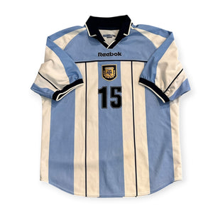 Argentina 2000 Home Player Issue - #15 (Pochettino, Diego Crosa, Sensini) (Large) - KITLAUNCH