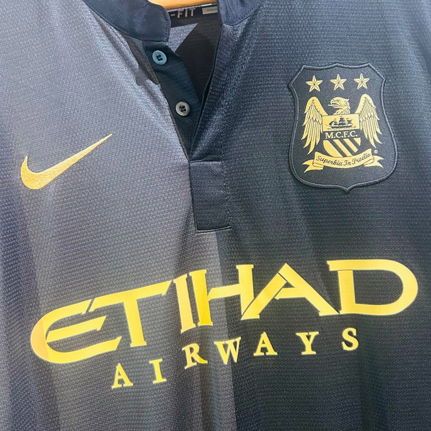 Manchester City 2013/14 Away - David Silva 21 L/S (Medium)