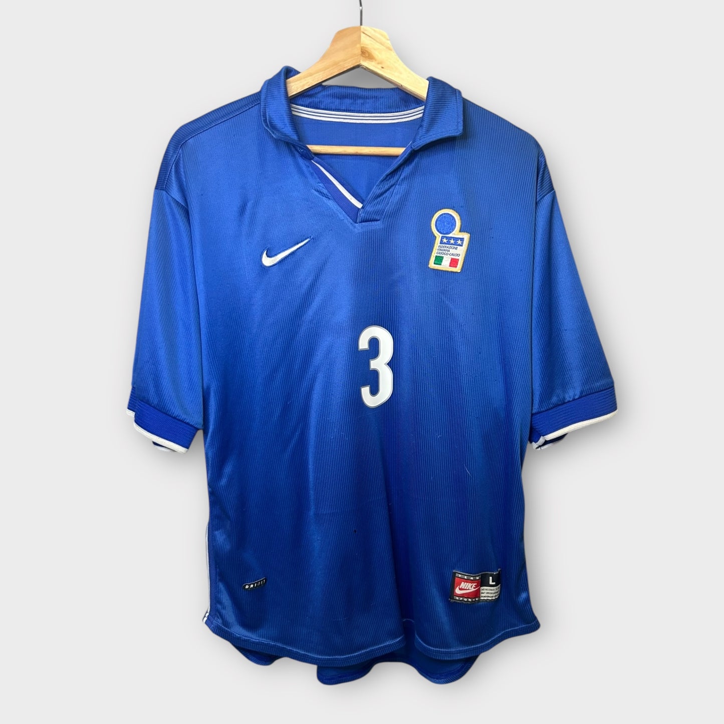 Italy 1998 Home Shirt - Maldini 3