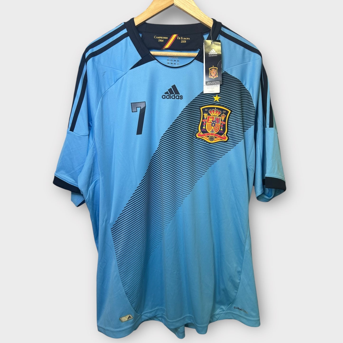 Spain 2012 Away - David Villa 7 (2XL)