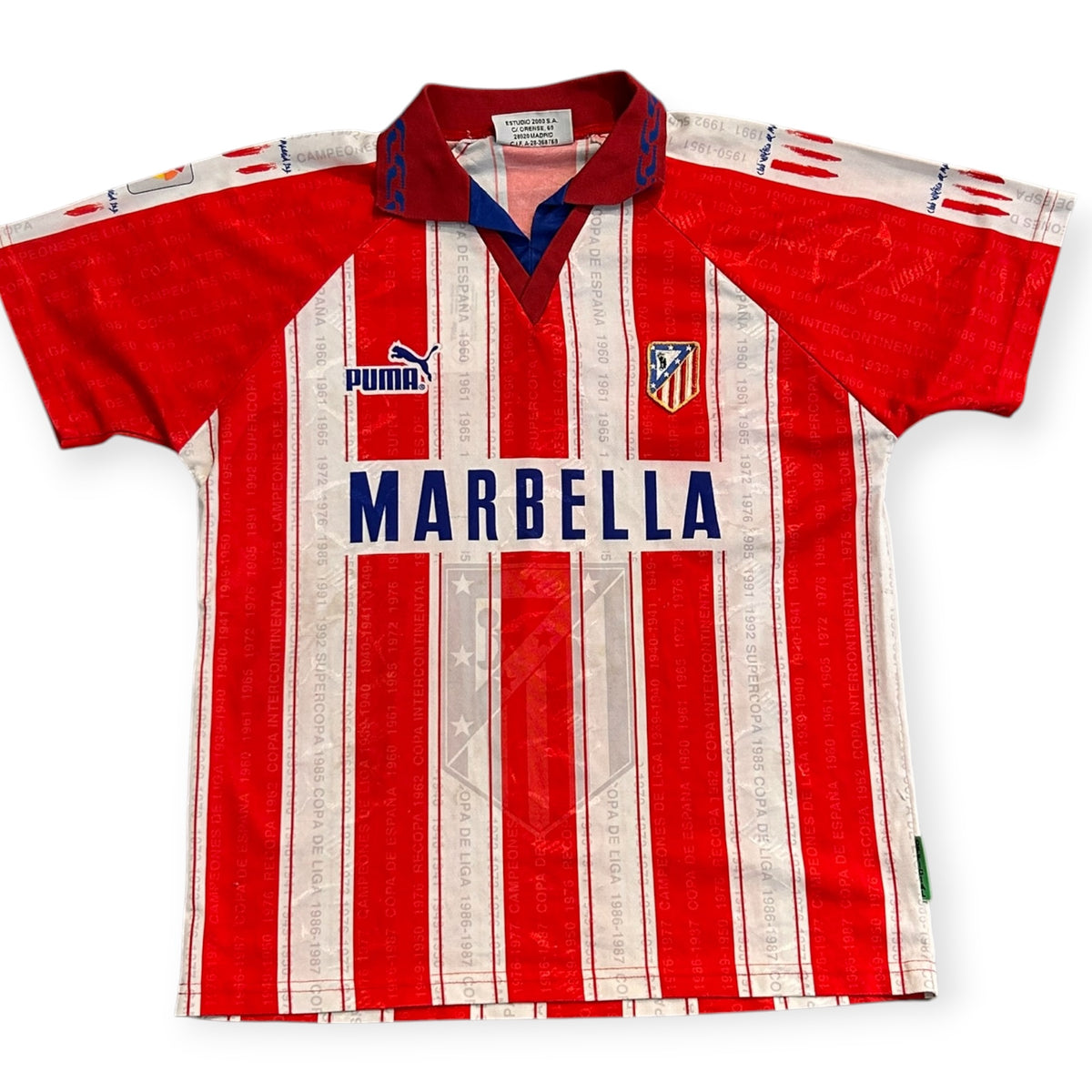 Atletico Madrid 1995/96 Home (Medium) - KITLAUNCH