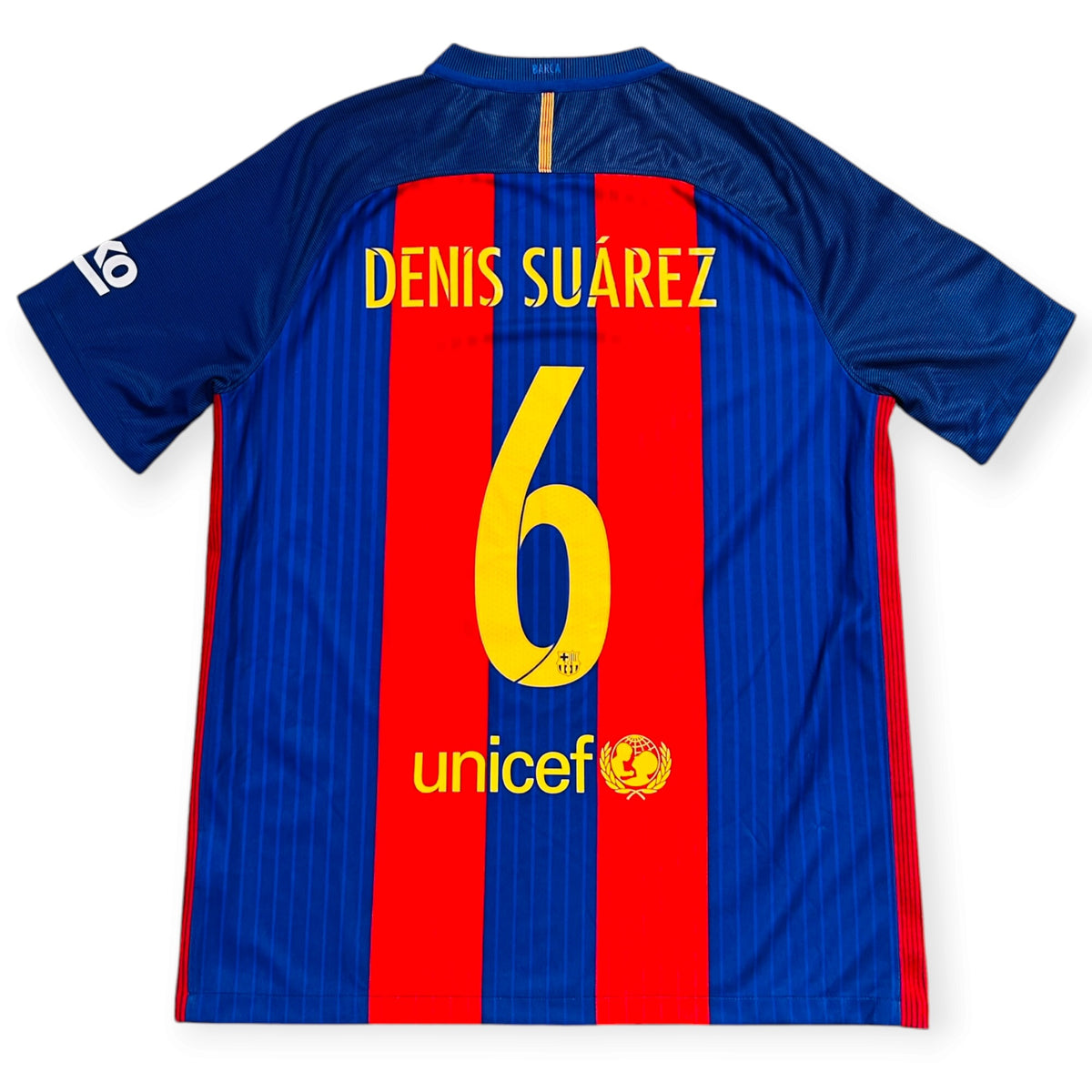 FC Barcelona 2016/17 Home - Denis Suárez 6 (Large) - KITLAUNCH