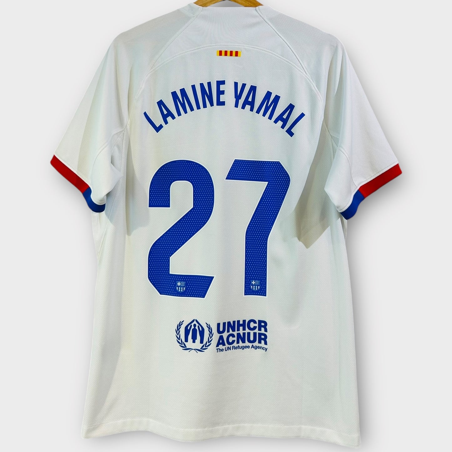 FC Barcelona 2023/24 Away - Lamine Yamal 27 (Large)