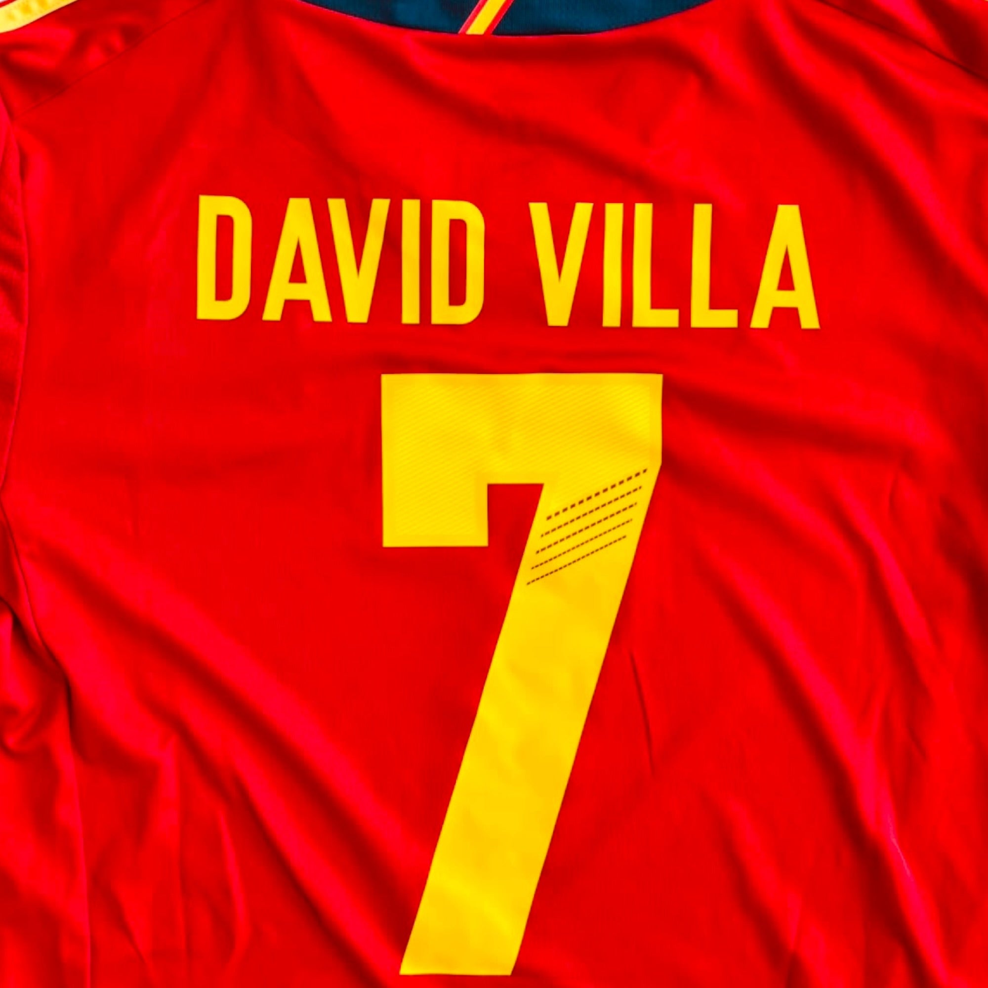 Spain 2012 Home - David Villa 7 (Large)