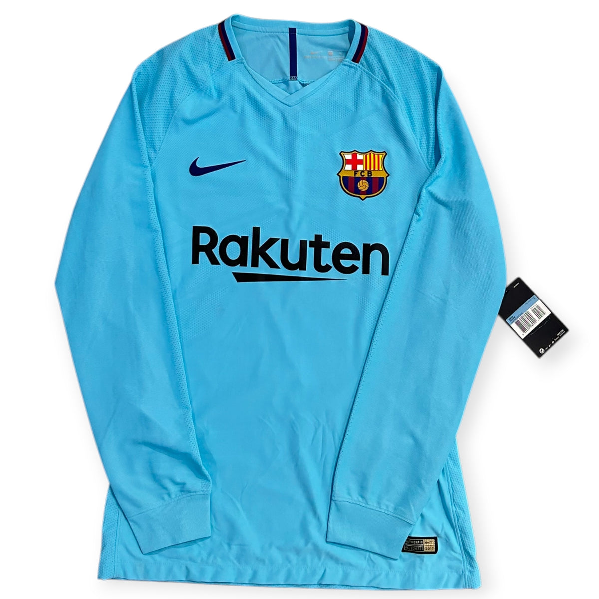 FC Barcelona 2017/18 Away 'Dembele 11' L/S Kitroom Issued (Medium) - KITLAUNCH