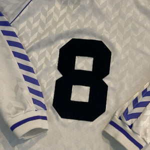 Real Madrid 1986 Home Long Sleeve - #8 (Large) - KITLAUNCH