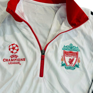 Liverpool 2007/08 Adidas UCL Top White (Large)