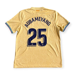FC Barcelona 2022/23 Away - Aubameyang 25 (Large)