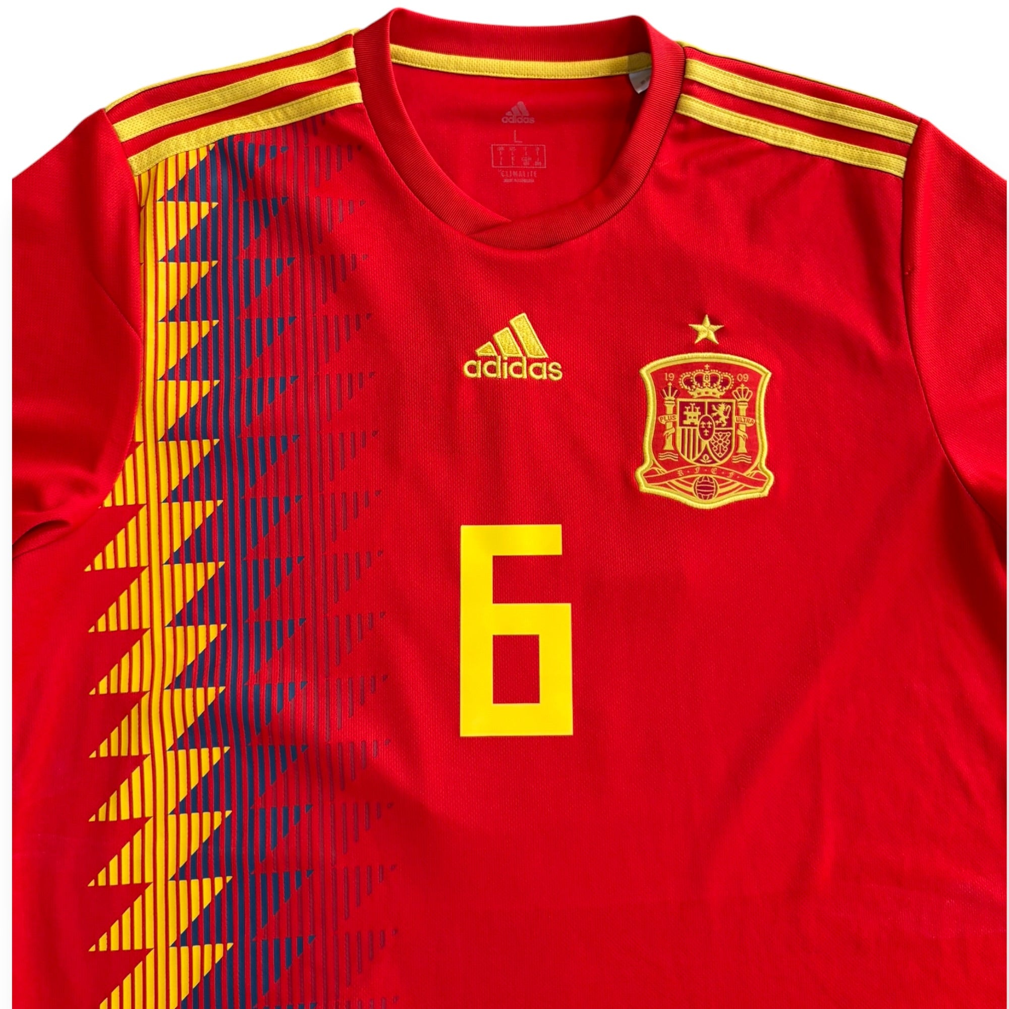 Spain 2018 Home- Iniesta 6 (Large)