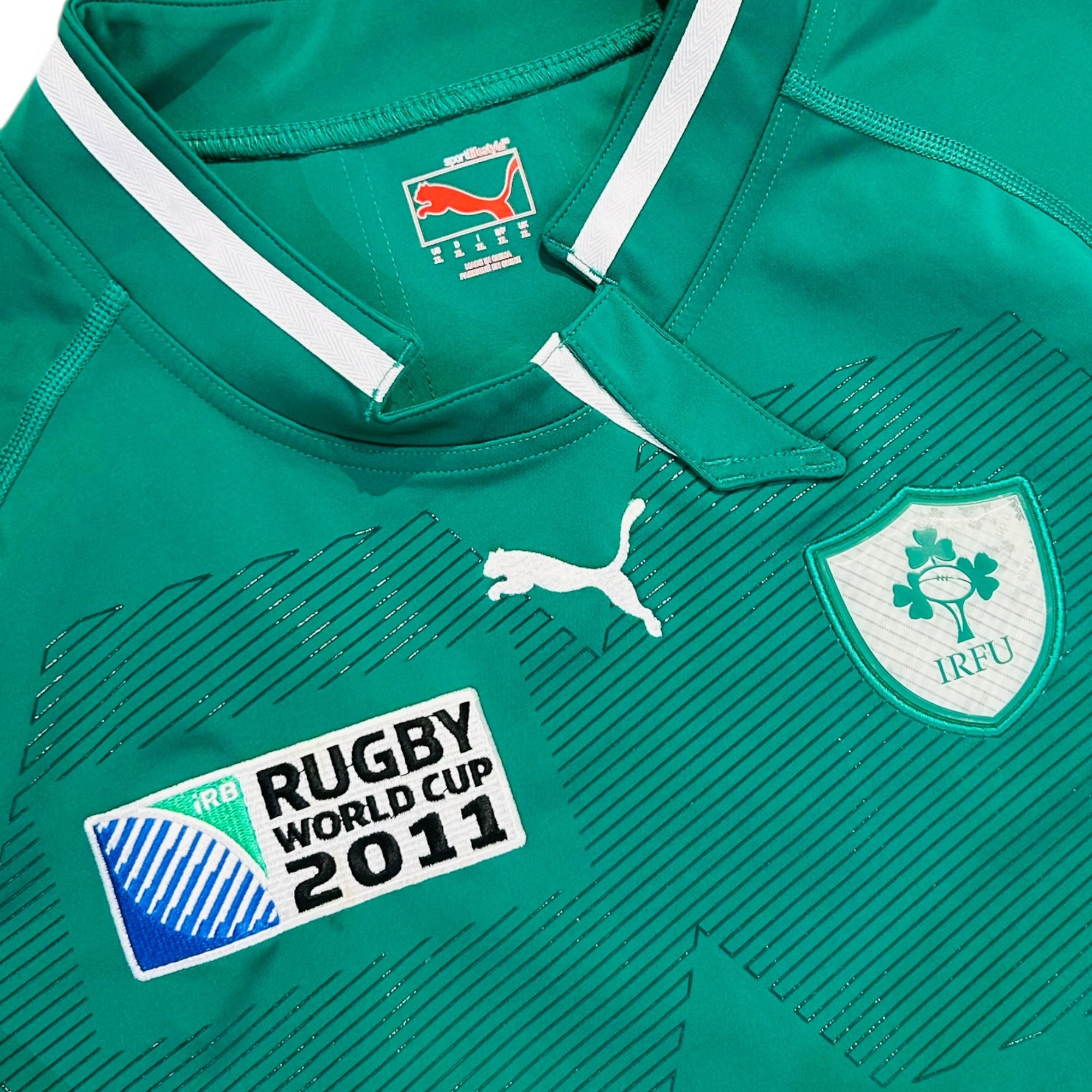 Ireland 2011 Rugby World Cup Jersey Player Version (XL) - KITLAUNCH