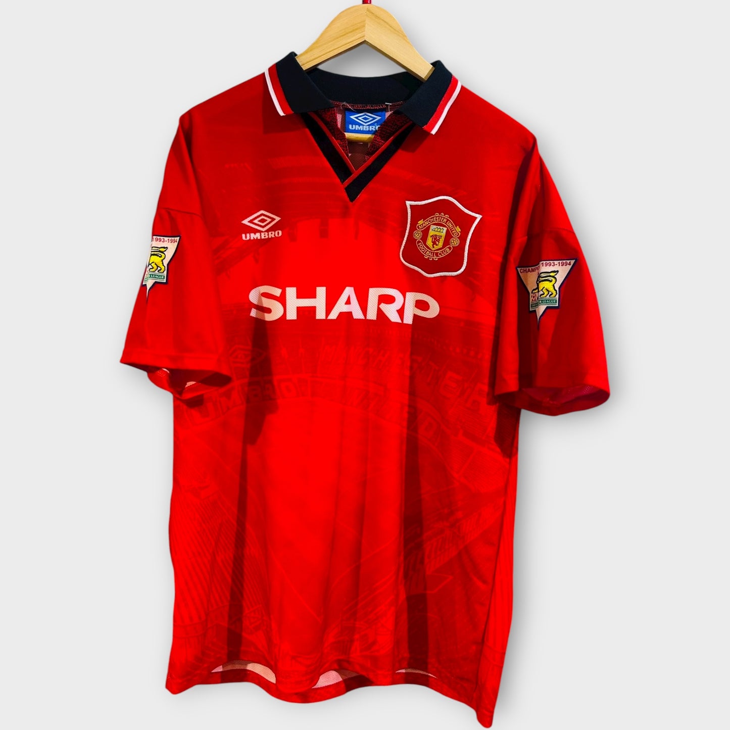 Manchester United 1994/96 Home - Kancheslskis 14 (Large)