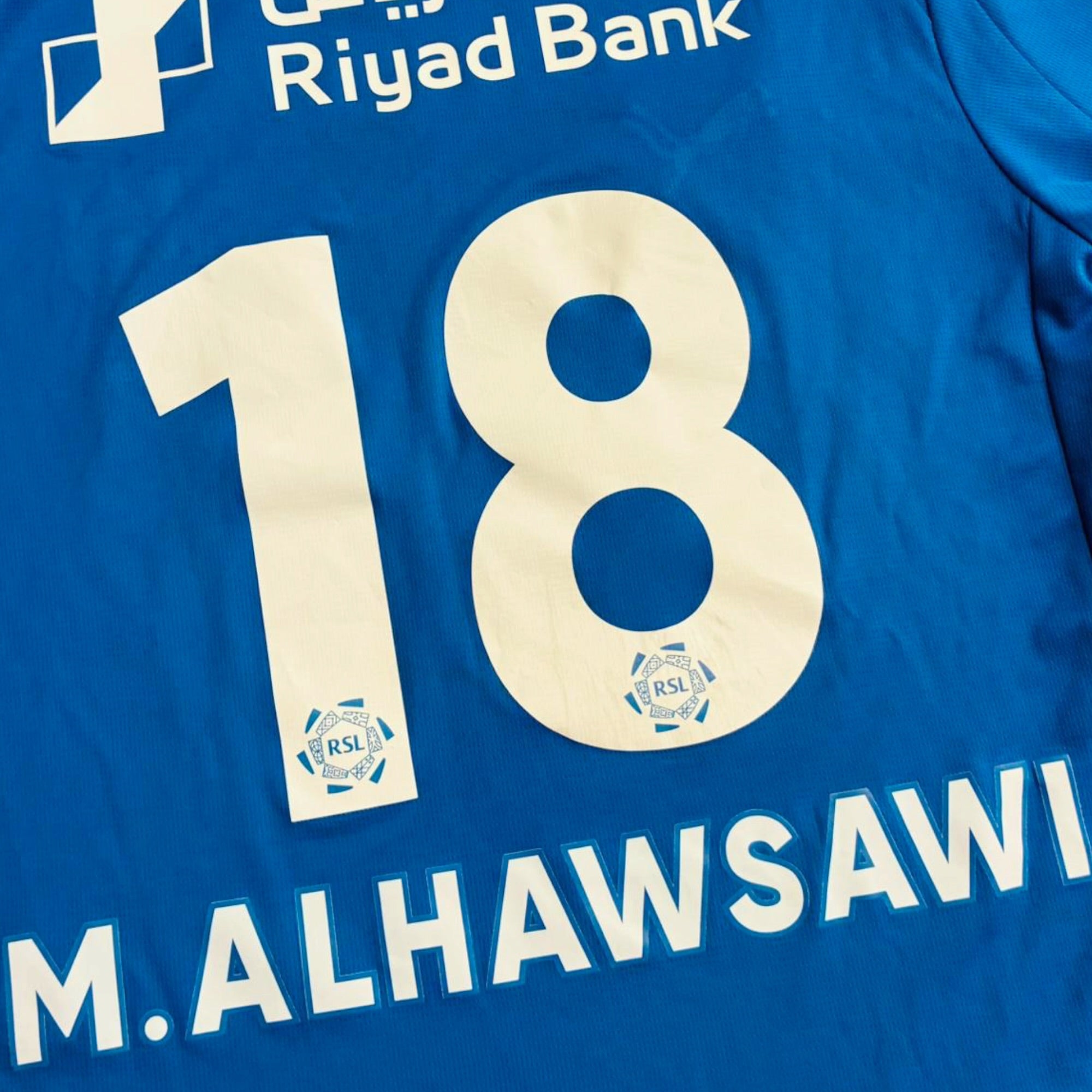 Al Hilal 2025/26 Home *Match Worn* - M. Alhawsawai 18 (Large)
