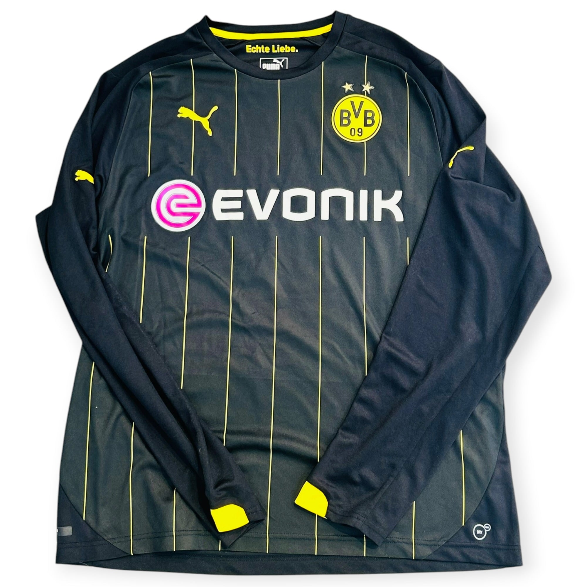 Borussia Dortmund 2015/16 Away Long Sleeve - Aubameyang 17 (XL)
