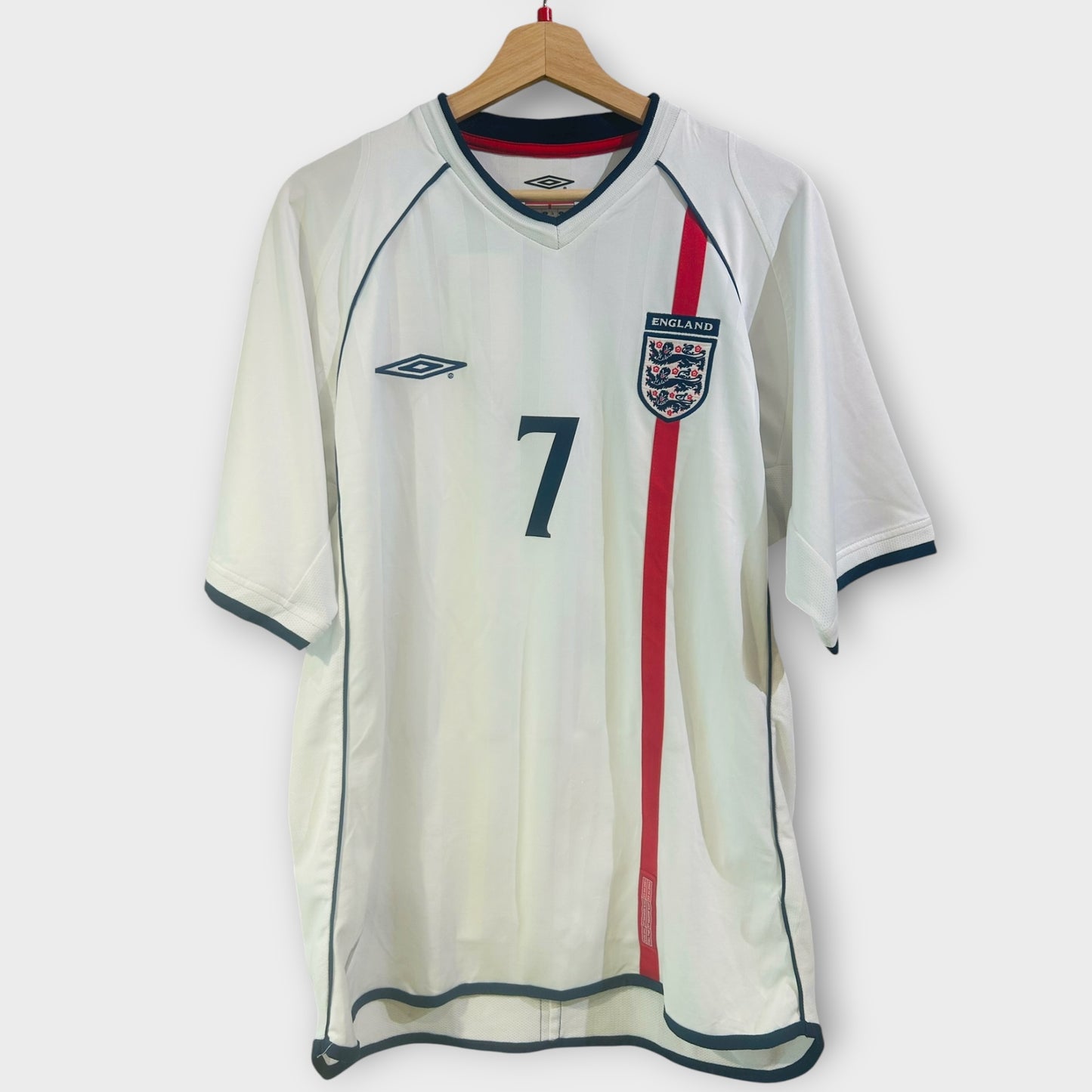 England 2002 Home - Beckham 7 (Large)