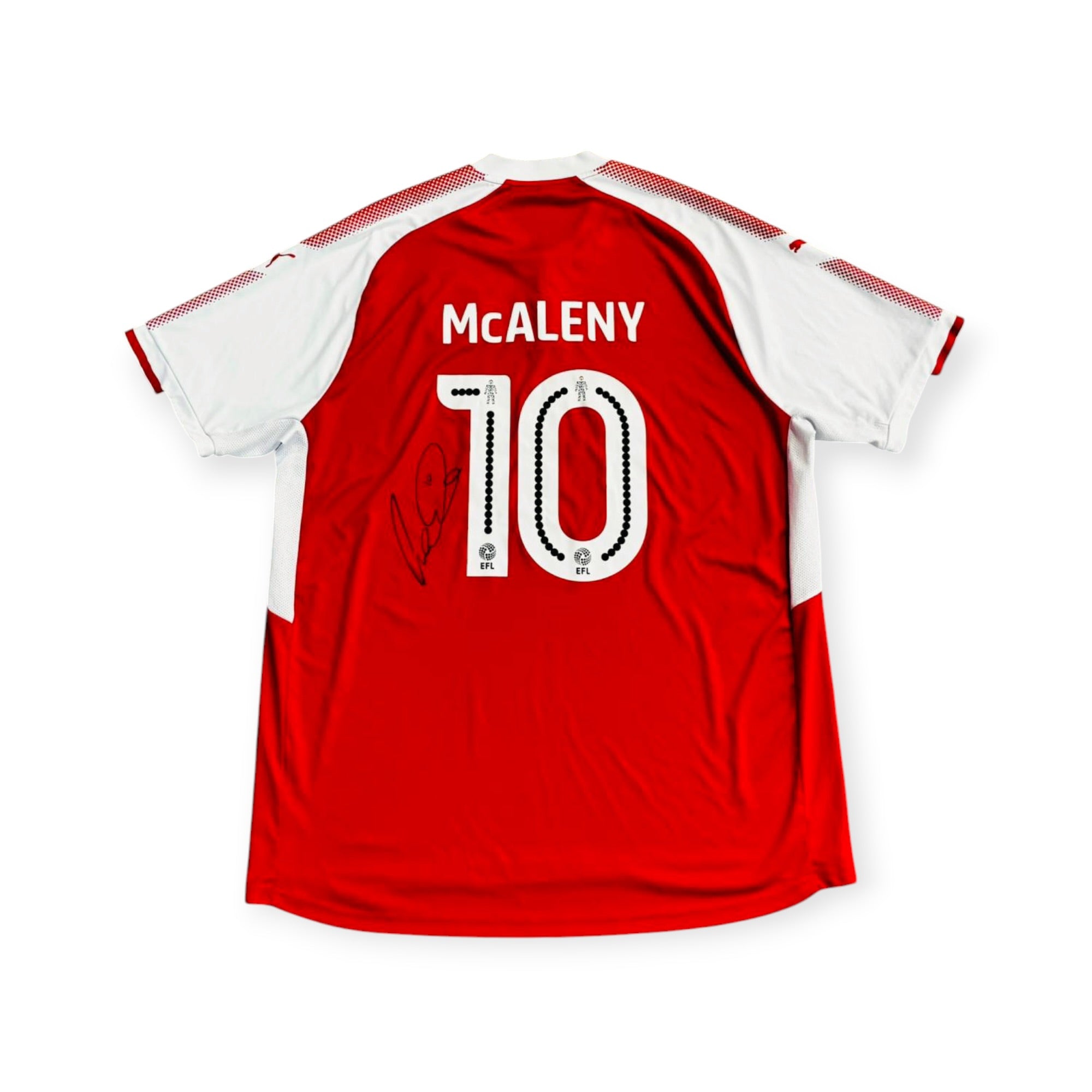 Fleetwood Town FC 2017/18 Home *Signed* - McAleny 10 (3XL)