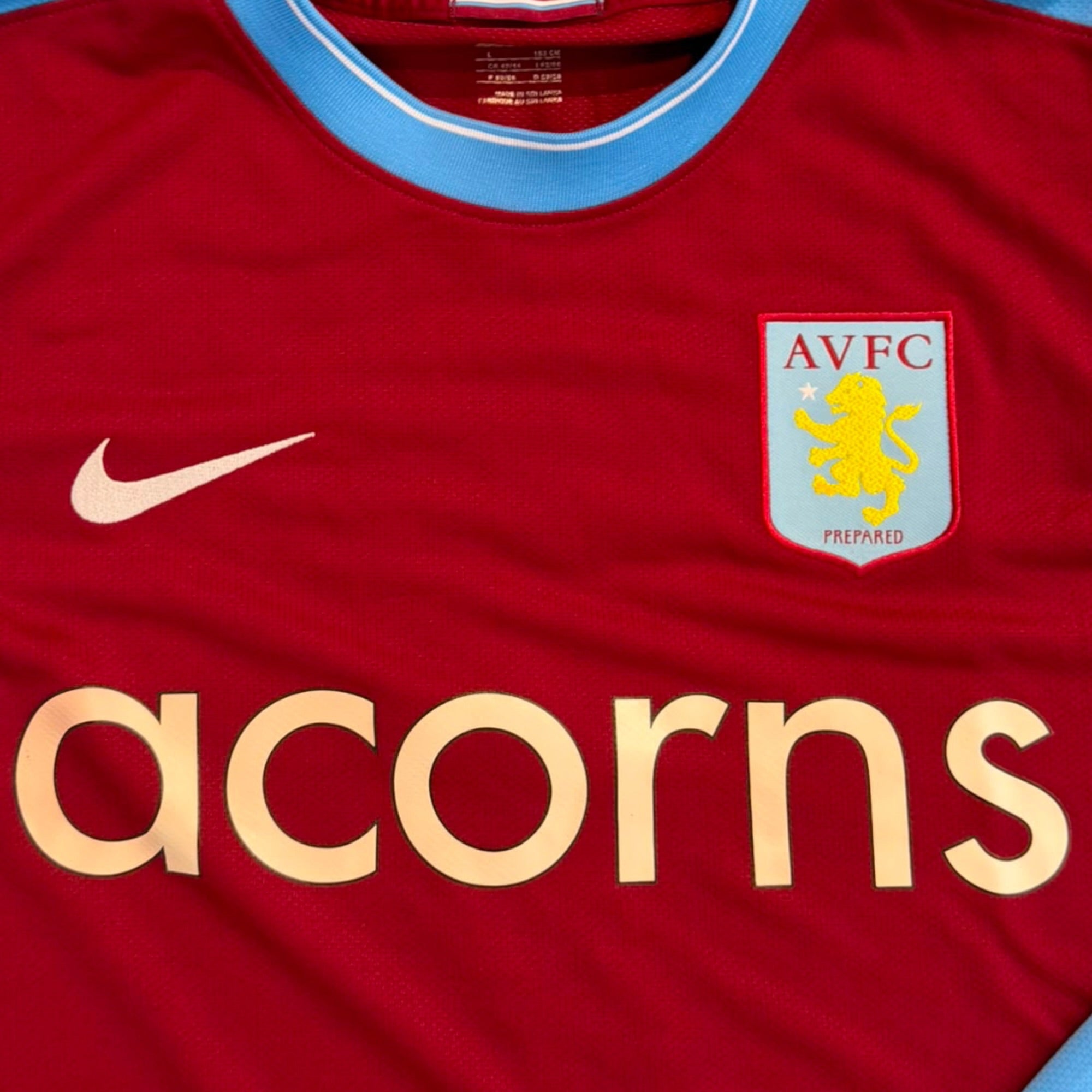 Aston Villa FC 2009/10 Home L/S *NEW* - Young 7 (Large)