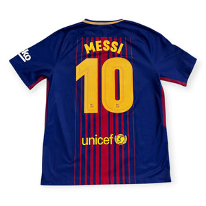FC Barcelona 2017/18 Home - Messi 10 (Large)