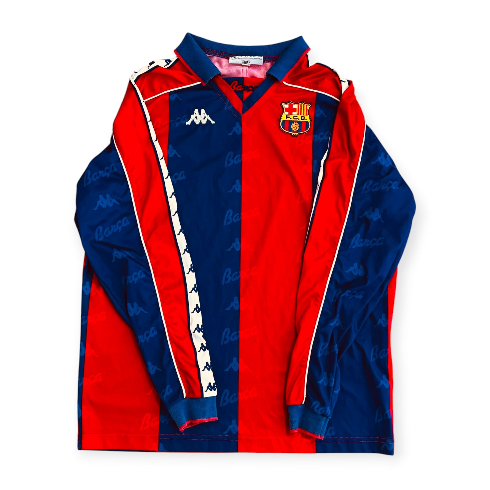 FC Barcelona 1992/95 Home Long Sleeve (Large)
