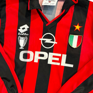 AC Milan 1995/96 Home Long Sleeve (XS)