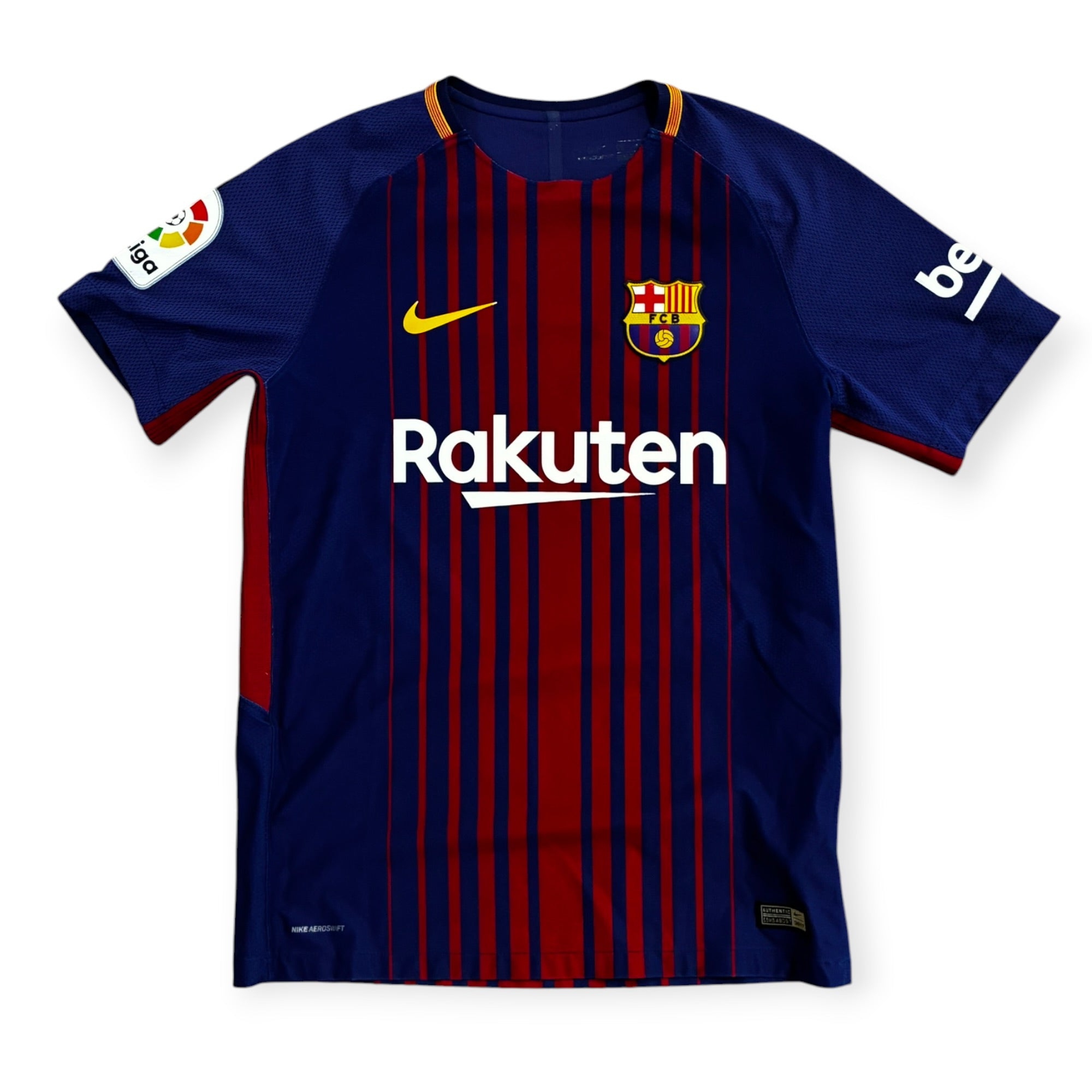 FC Barcelona 2017/18 Home Authentic Version - Iniesta 8 (Medium)
