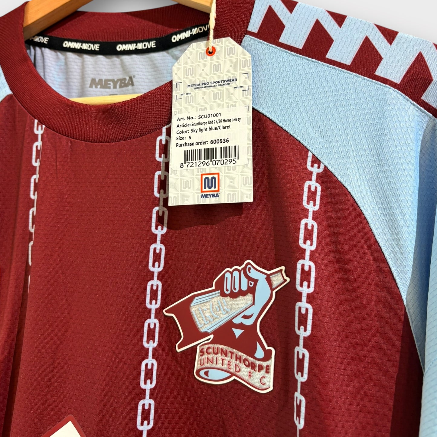 Scunthorpe United 2025/26 Home Shirt (Limited Sizes)
