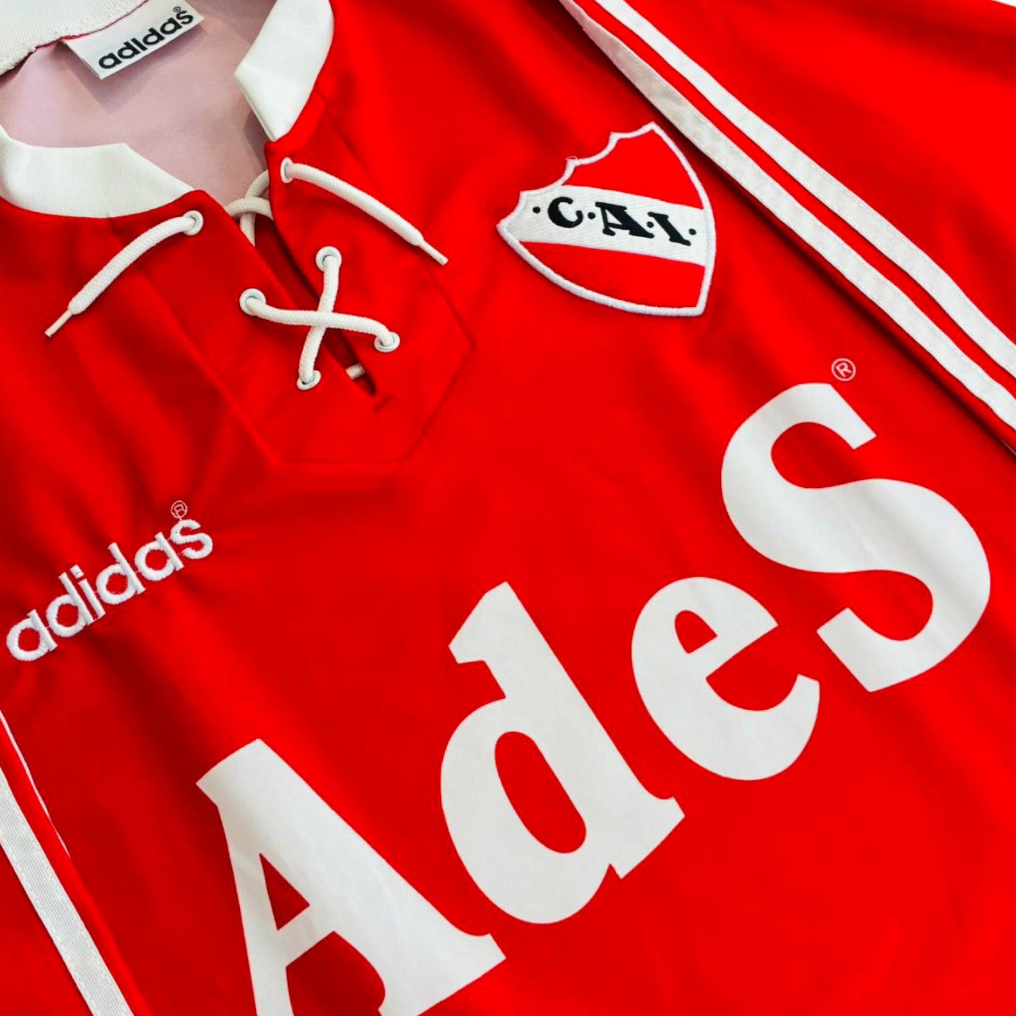 CA Independiente 1996/97 Home Long Sleeve (Small)