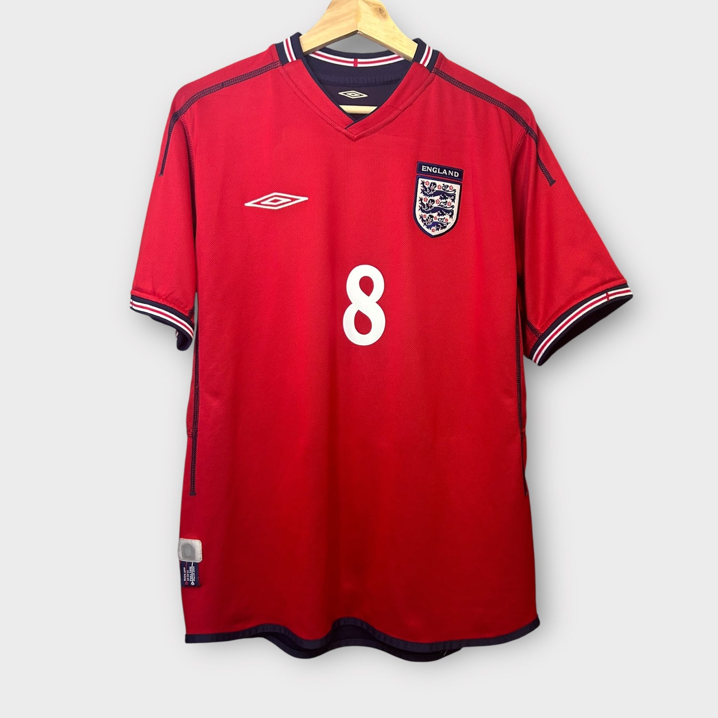 England 2002/04 Away - Scholes 8