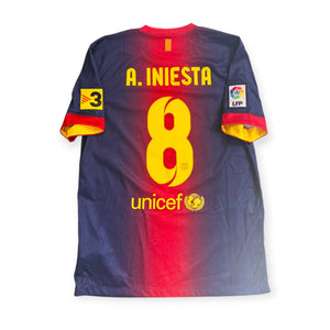 FC Barcelona 2012/13 Home - Iniesta 8 (Medium)