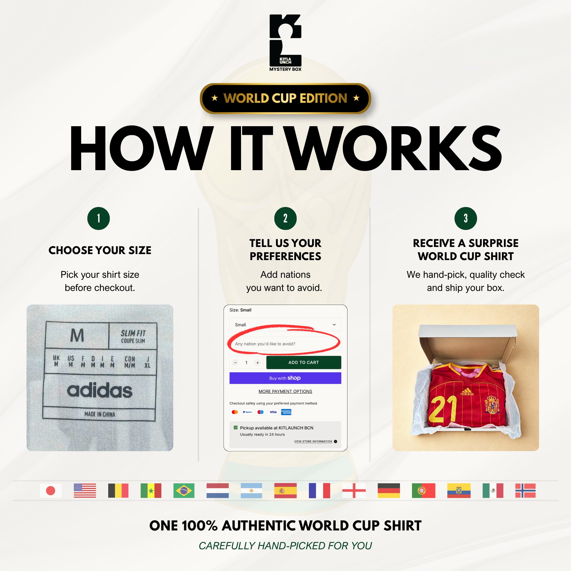 Premium WORLD CUP Mystery Football Shirt Box