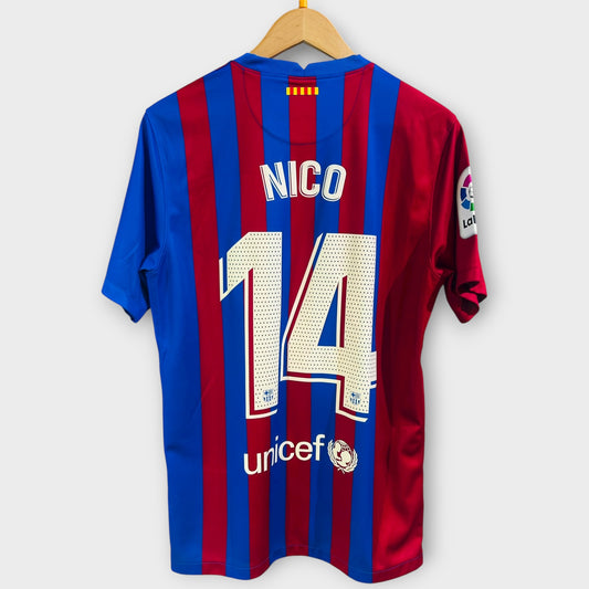 FC Barcelona 2021/22 Home - Nico 14 (Medium)