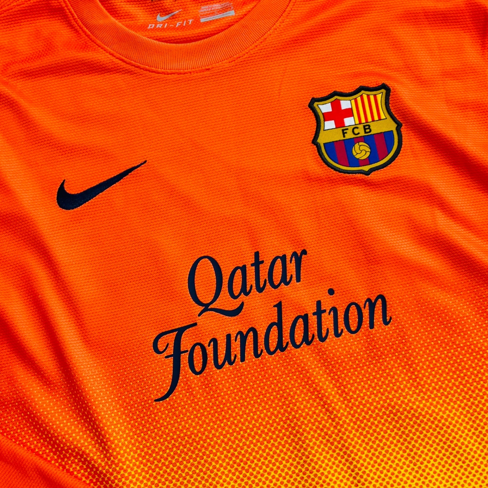 FC Barcelona 2012/13 Away Long Sleeve - Messi 10 (Large)