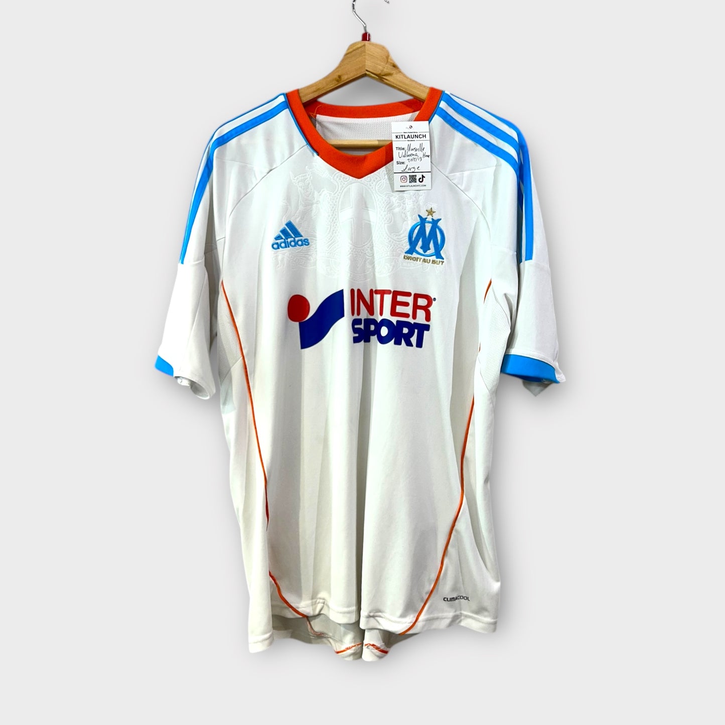 Olympique Marseille 2012-13 Home - Valbuena 29 (Large)