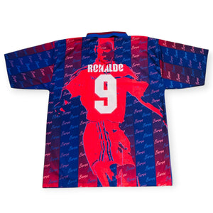 FC Barcelona 1996/97 Kappa Bootleg Ronaldo Shirt (XL) - KITLAUNCH