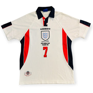England 1998 Home - Beckham 7 (Large)