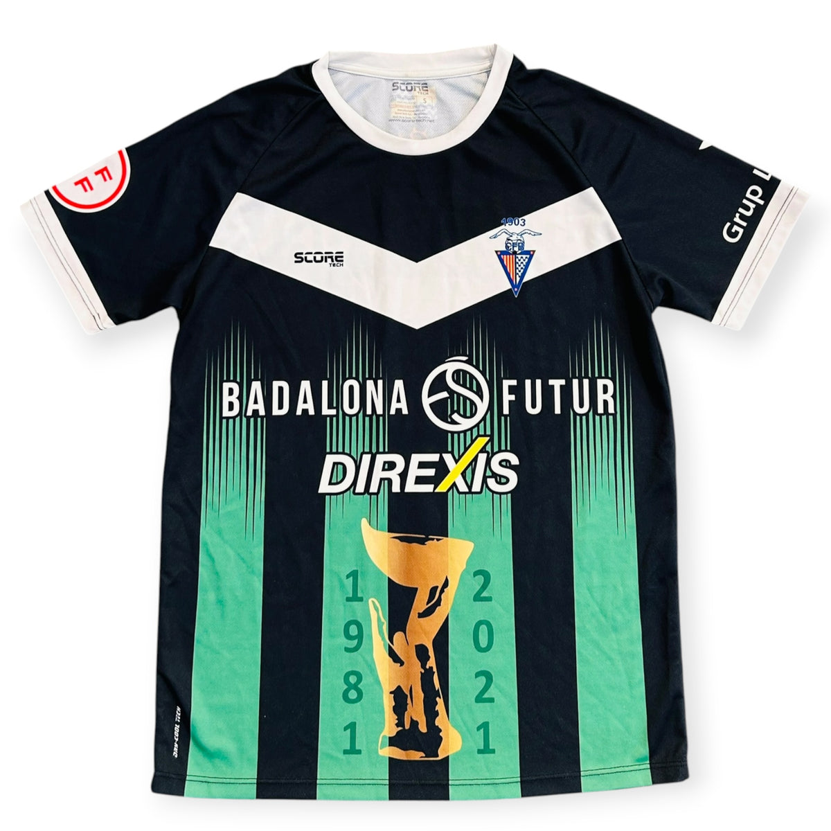 CF Badalona 2021/22 3rd Player Issue Shirt (Small)