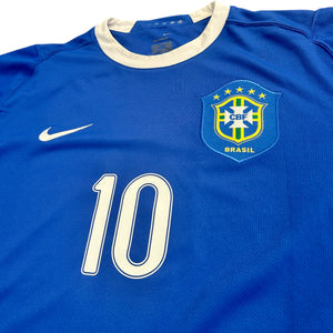 Brazil 2006 Away - Ronaldinho 10 (Small) - KITLAUNCH