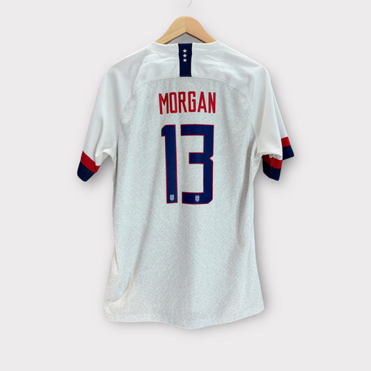 USA 2019 Home Shirt - Alex Morgan 13 (Medium)