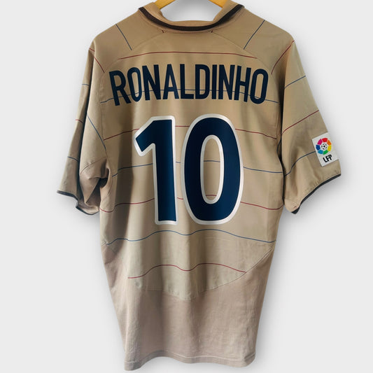 FC Barcelona 2003/04 Away - Ronaldinho 10 (Large)