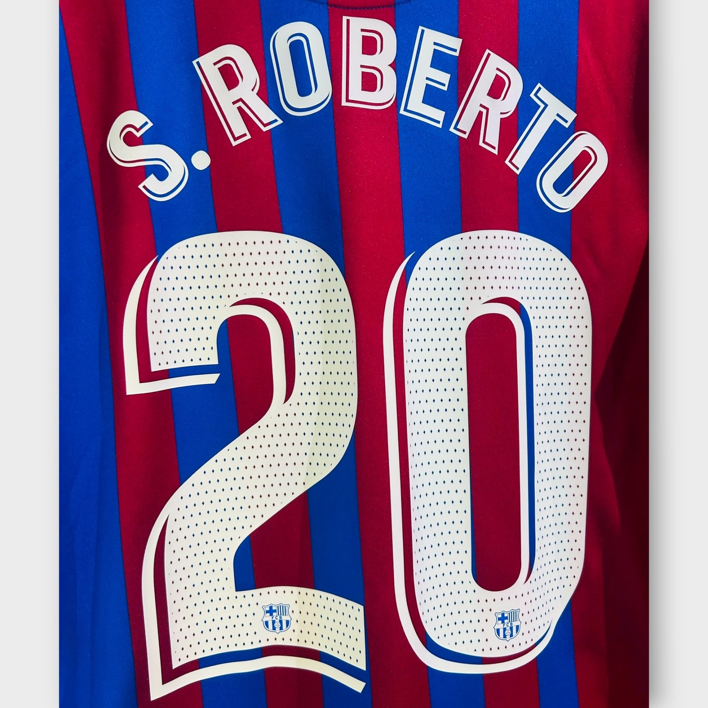 FC Barcelona 2021/22 Home - S. Roberto 20 (Large)