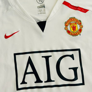 Manchester United 2007/08 Training White (Large) - KITLAUNCH