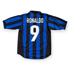 Inter Milan 1998/99 Home - Ronaldo 9 (Small) - KITLAUNCH