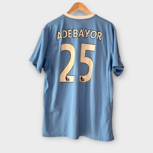 Manchester City 2009/10 Home Shirt - Adebayor 25 (XL)