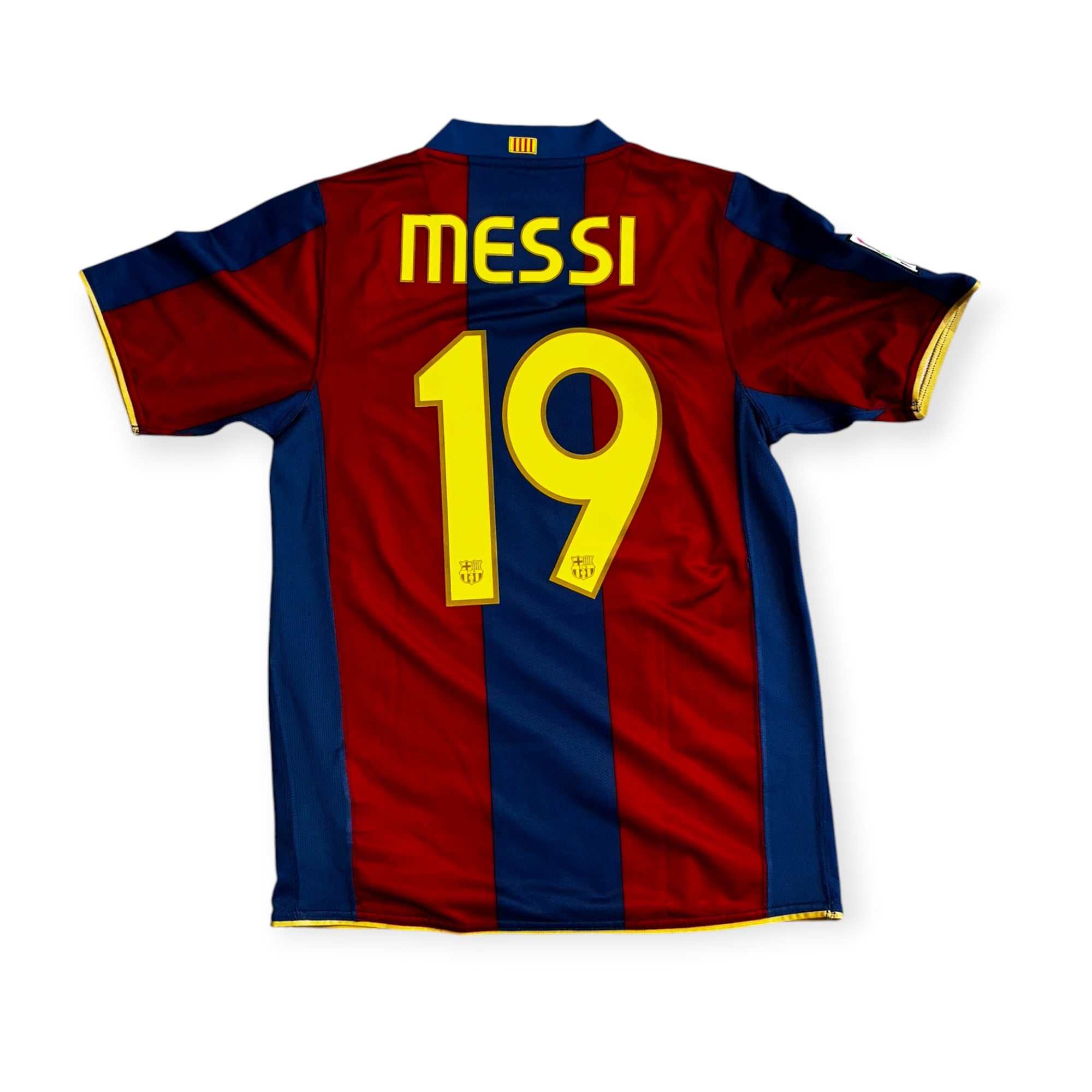 FC Barcelona 2007/08 Home - Messi 19 (Small)