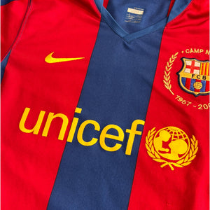 FC Barcelona 2007/08 Home - Messi 19 (Small)