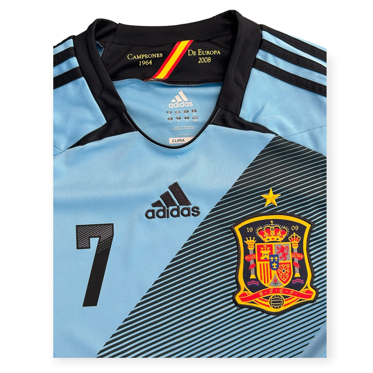 Spain 2012 Away - David Villa 7 (Medium)
