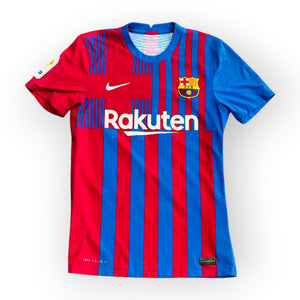 FC Barcelona 2021/22 Home - Aubameyang 25 Player Version (Small)